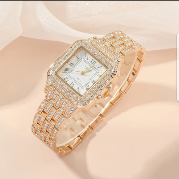 🎀 NEW Fashion Ladies Quartz Watch and Bracelet Set. Rose Goldtone.🌺 - Picture 6 of 6